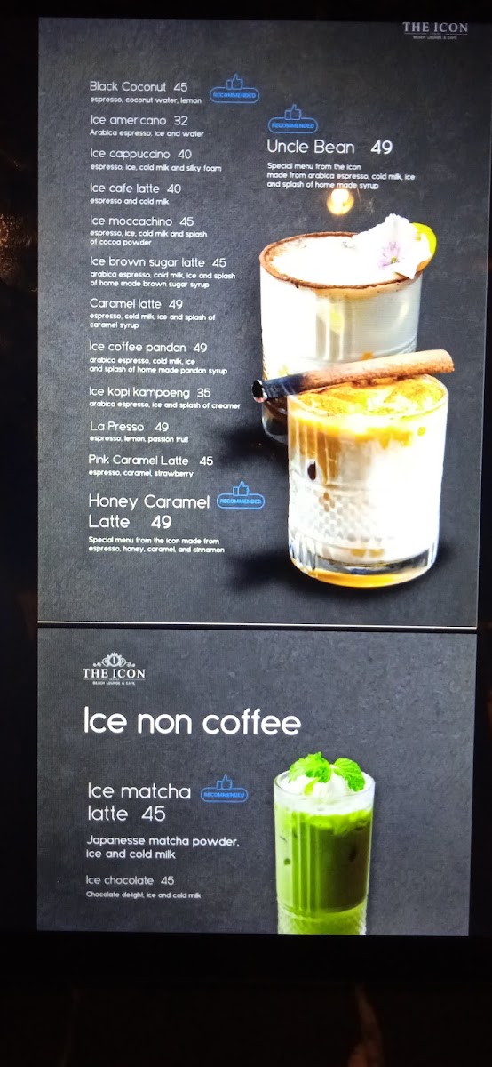 Menu The Icon Beach Lounge & Cafe-3