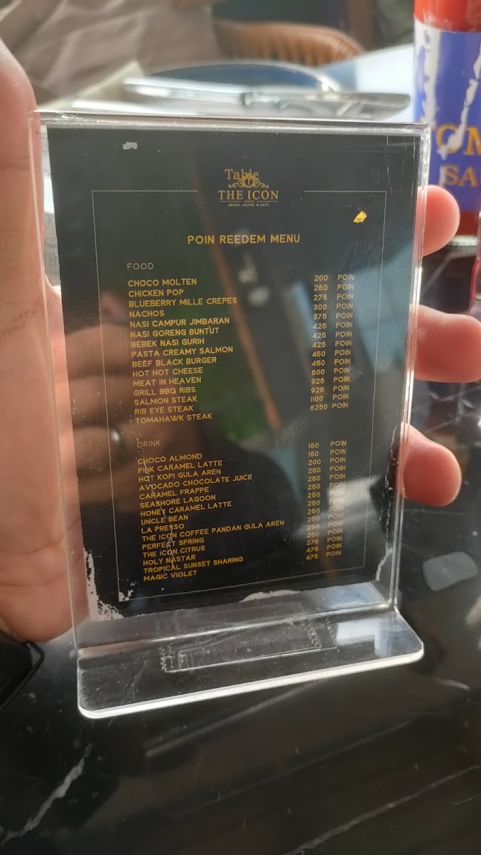 Menu The Icon Beach Lounge & Cafe-5